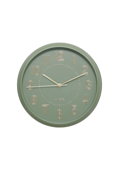 Mudo Home Luden Duvar Saati Yeşil 30cm Diğer