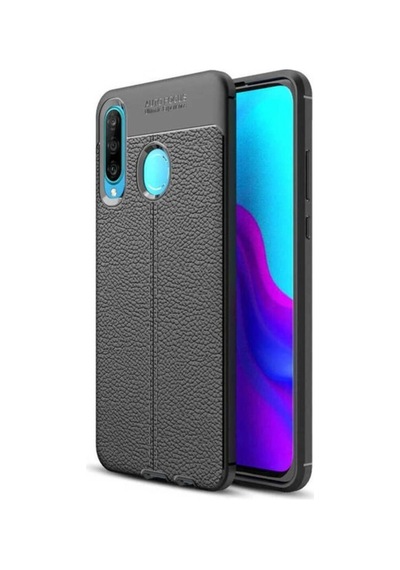 Huawei P30 Lite Kılıf Zore Niss Silikon Kapak Siyah