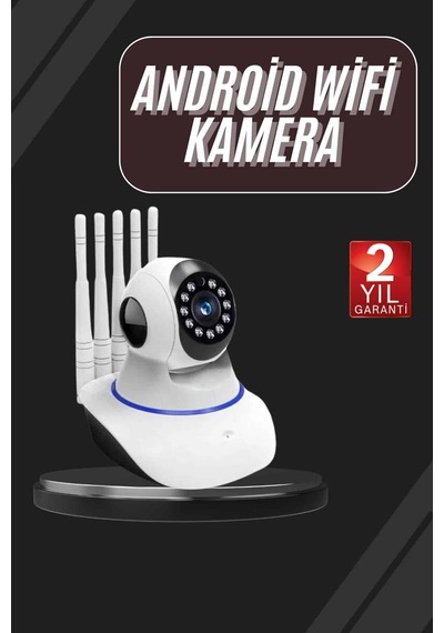 Led Aydınlatmalı 5 Antenli Motorlu 1080p Wifi Kamera Sensörlü 02258572