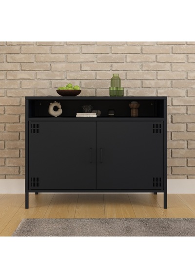 Pera Tv Ünitesi, Tv Dolabı,2 Kapaklı, Açık Raflı 100,50 X 40 X 79,50 Cm Ral 7016 Antrasit Pera Tv Ünitesi, Tv Dolabı,2 Kapaklı, Açık Raflı 100,50 X 40 X 79,50 Cm Ral 7016 Antrasit