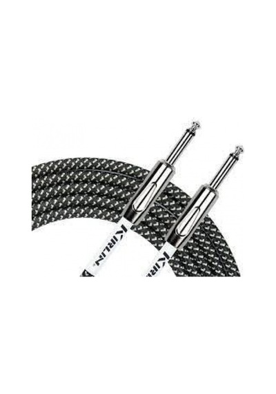 Kirlin Iwcx-201Pn Bk 3 Metre İp Sargılı Siyah Kablo