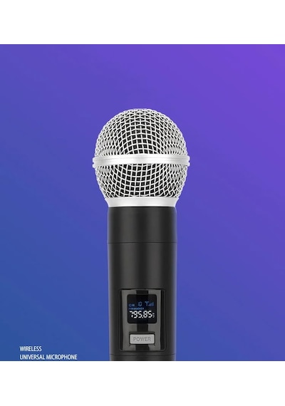 Kablosuz Şarkı Mikrofonu 6.35mm Amfi Hoparlör İçin 600 Hz İla 800 Khz Tak Ve Çalıştır Kablosuz Mikrofon Dış M