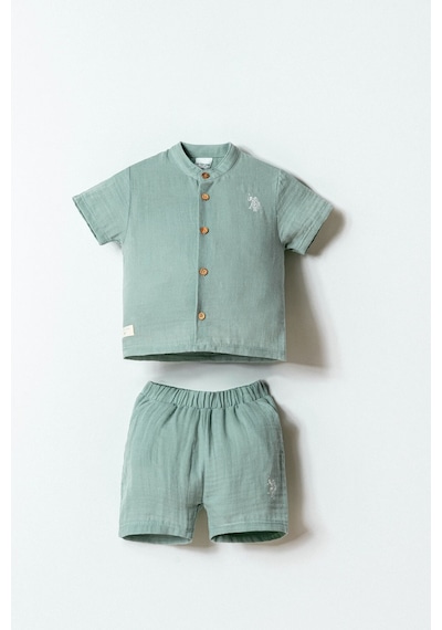 U.s. Polo Assn. Erkek Bebek Yeşil Şort Takım 5274-49972 Yeşil