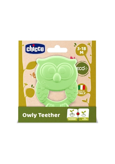 Chıcco Owly Diş Kaşıyıcı 3-18 Ay - Yeşil