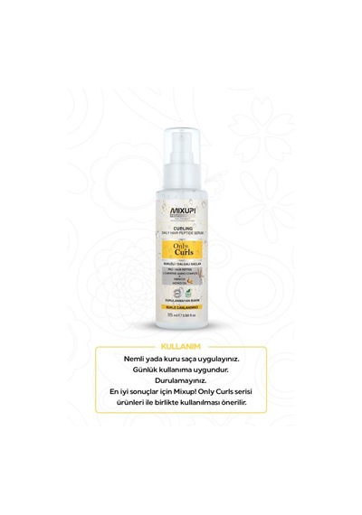 Mixup Bukleli Ve Dalgalı Saçlar İçin Pro-hair Peptit,l-karnitin,amino Kompleks Serum 115 Ml