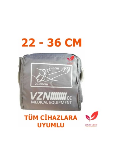 Dijital Tansiyon Aleti Manşeti. Koldan/Üst Kol Manşonu 22-36 Cm