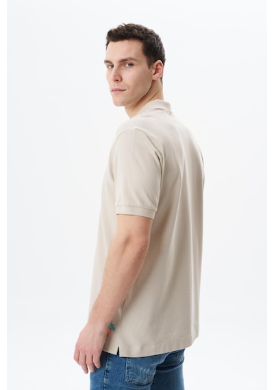 AR-MA Arma Erkek Regular Fit Basic % 100 Pamuk Pike Polo Yaka Tişört Y29374354802 Bej