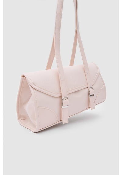 Shule Bags Lue Vintage Baget Çanta Pudra Pembe
