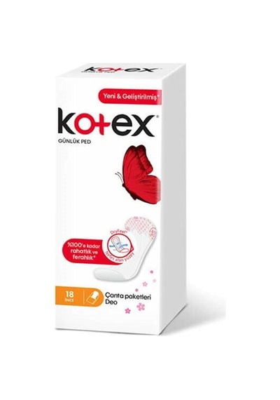 Kotex Rahatlık Ve Ferahlık Deo İnce Günlük Ped 18'li