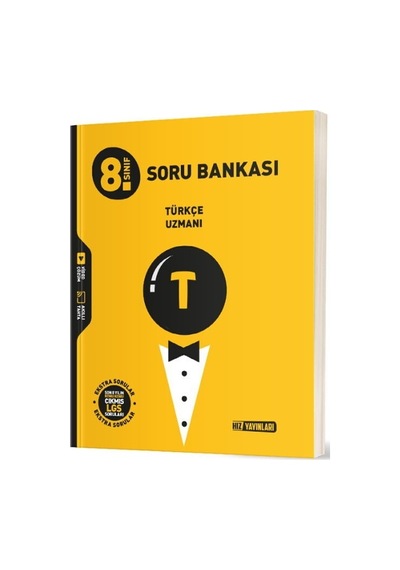 8. Sınıf Türkçe Uzmanı Soru Bankası Hız Yayınları