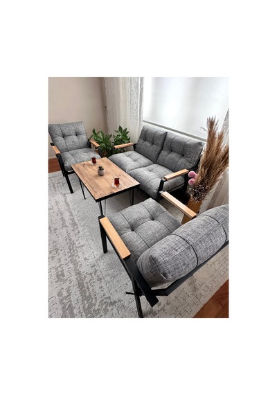 Gülizar,model, Balkon, Bahçe, Cafe, Metal Koltuk Takımı, Bahçe Takımı , Çay Seti, 2+1+1+sehpa