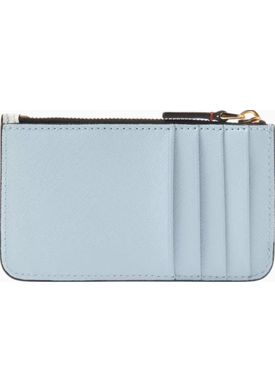 Marni Colour-block Deri Kartlık Krem
