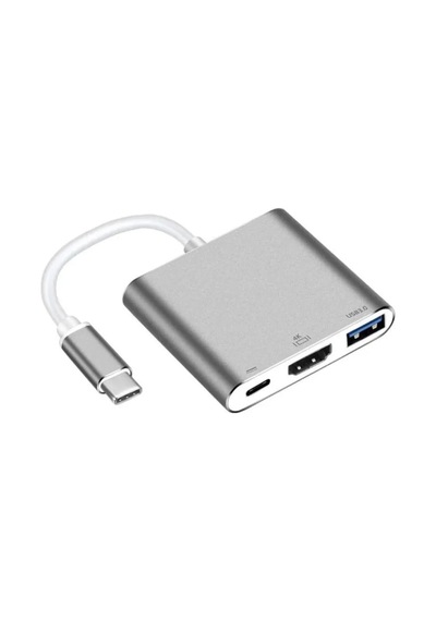 Kompakt 3'ü 1 Arada Type-c Bağlantı Adaptörü