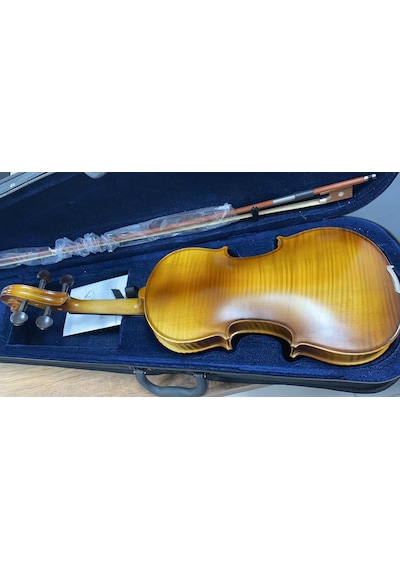 Swing Sv-444 Mat Cila Komple Abanoz Aksamlı-4/4 Tam Boy Keman Set