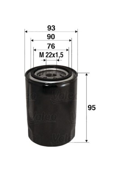 Valeo 586006 Yag Fıltresı Transıt T12 T15 2,5 / 2,5td 91 00 Connect 1,8tdcı 02 13 Focus 1,8tdcı 98 04 Atom Tıp