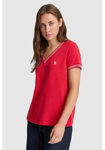 U.S. Polo Assn. U.s. Polo Assn. Kadın Kırmızı Tişört Basic 50323449-vr030 Kirmizi U.S. Polo Assn. U.s. Polo Assn. Kadın Kırmızı Tişört Basic 50323449-vr030 Kirmizi