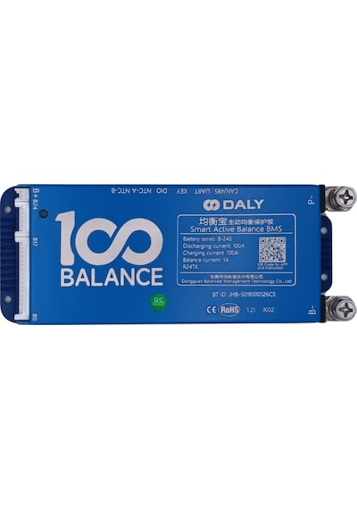 Daly 100balance Lifepo4 8s-24s 100a Universal Can/rs485 Bms