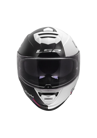 Ls2 Storm 2 Stark Beyaz-kırmızı-mavi-sarı Kask Beyaz-kırmızı