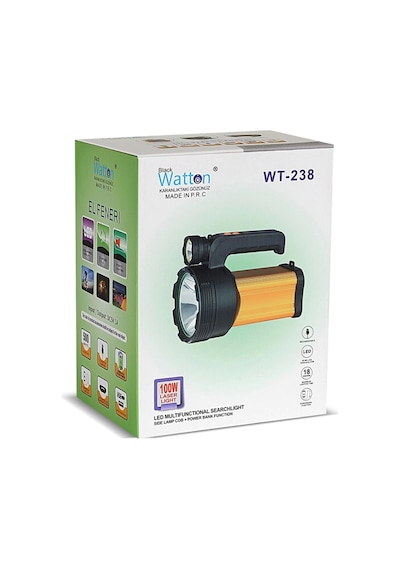 Watton Wt - 238 Özel Av Balıkçı Feneri Siyah - Turuncu