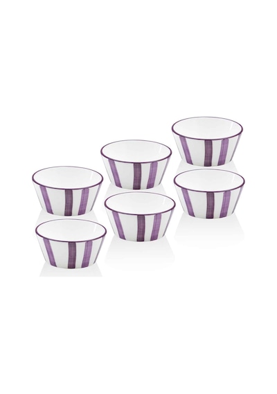 The Mia Joy Sosluk Çerezlik 6lı Set Mor 10 Cm Mor