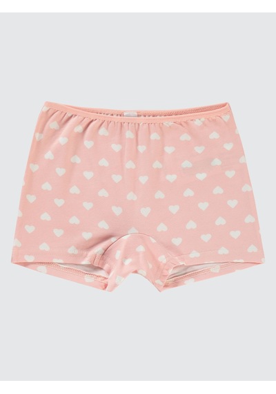 Civil Girls Kız Çocuk 2'li Boxer Set 2-10 Yaş Ekru