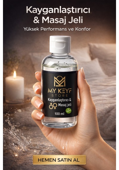 My Keyf Masaj Jeli & Kayganlaştırıcı 100 Ml Kokusuz Renksiz Su Bazlı