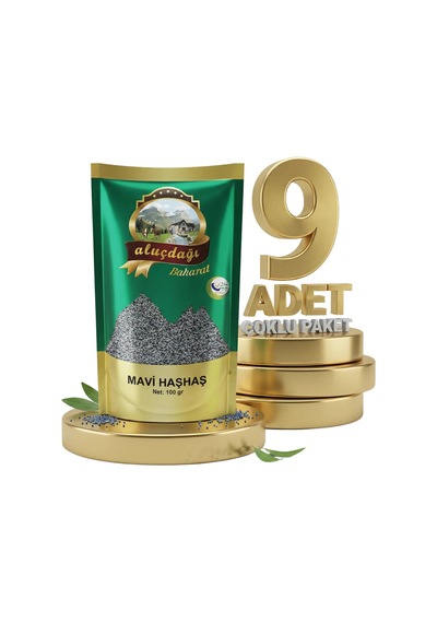 Aluçdağı Mavi Haşhaş 9x100 Gr