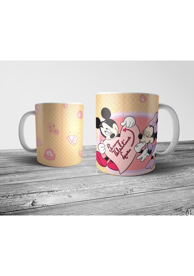 Pixxa Mickey Minnie Kupa Bardak Model 2