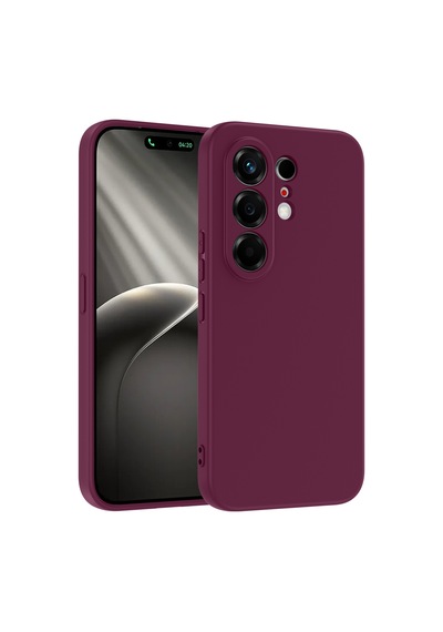 Maks Technology Tecno Camon 50 Pro Kılıf Mkst Mara Lansman Kapak - Koyu Mor