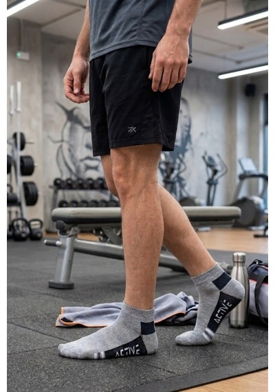 Socketta Spor Dikişsiz 6'lı Karışık Renk Active Patik Çorap Premium Çok Renkli