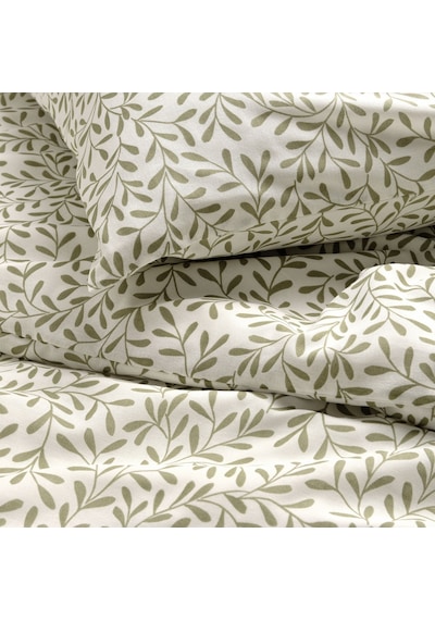 Ikea Sorgmantel Tek Kişilik Nevresim Takımı 150 X 200 Cm Beyaz - Yeşil