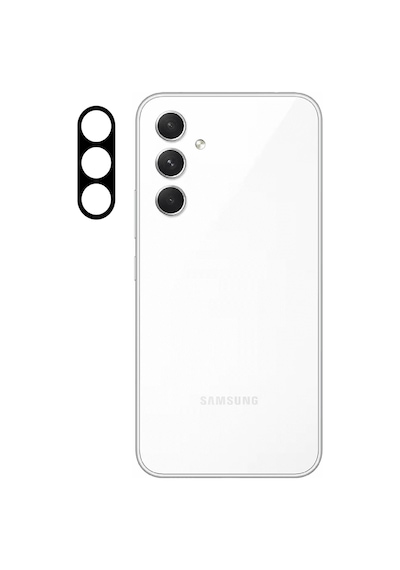 Kilifone - Samsung Galaxy A54 Uyumlu - Kamera Lens Koruyucu 3d Kamera Camı - Şeffaf