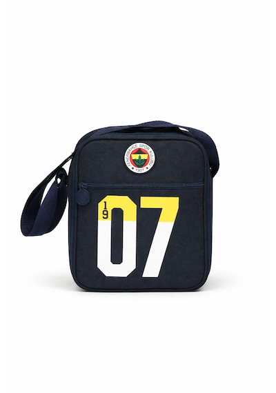 Fenerbahçe Lisanslı 1907 Baskı Detaylı Lacivert Beslenme Çantası - Çift Bölmeli Su İtici Kumaşlı