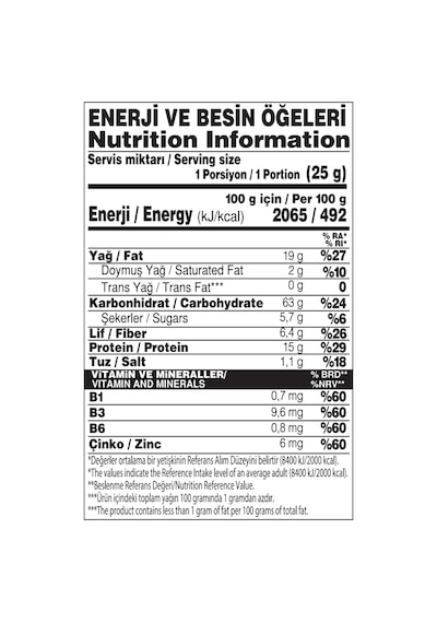 Yayla Notto Süt Mısır Çeşnili Bezelye Cipsi 55 G X12