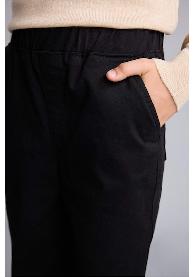 Defacto Gabardin Pantolon Erkek Çocuk T8850a626aubk81 Siyah-bk81