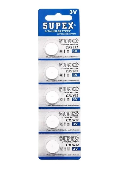 Sh Supex Cr1632 3 Volt Lityum 1632 Düğme Pil 5'li Paket Najmaddin
