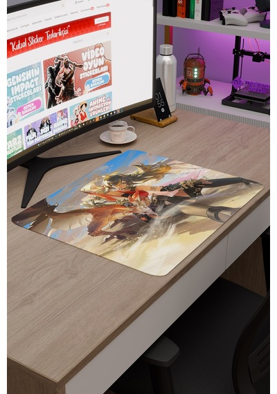 Dehya Genshin Impact Anime Gacha V1 - 48x40 Xl Gaming Mouse Pad Fare Altlığı