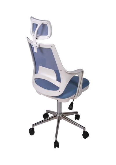 Ofisbazaar Buya Beyaz Fileli Ofis Koltuğu Ergonomik Ve Modern Tasarım Açık Mavi Mavi Ofisbazaar Buya Beyaz Fileli Ofis Koltuğu Ergonomik Ve Modern Tasarım Açık Mavi Mavi
