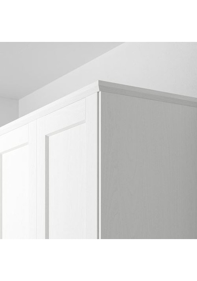 Ikea Enköpıng Dekoratif Şerit, Beyaz-ahşap Görünümlü, 221 Cm