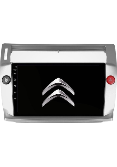 Citroën C4 Araç Multimedya Android Ekran Carplay Double Teyp Navigasyon 2+32 9" 05-11 Silver Cadence