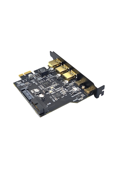 4721 Pci-e Express Usb 3.0 Type C 3.2 Çoklayıcı Riser Kart