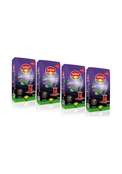 Bergamot Aramalı Siyah Çay 1 Kg 4'lü