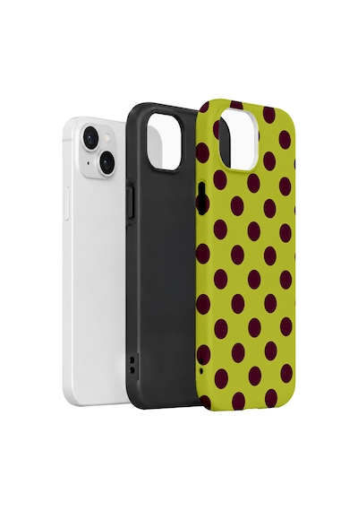 Velvoria Valestra Limon Mürdüm Puantiye Apple iPhone Uyumlu 14 Plus Darbe Korumalı Kılıf Valestra Select - Limon Mürdüm Puantiye Velvoria Valestra Limon Mürdüm Puantiye Apple iPhone Uyumlu 14 Plus Darbe Korumalı Kılıf Valestra Select - Limon Mürdüm Puantiye