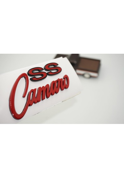 Dk Tuning Ss Camaro Kırmızı Yazı Logo Arma Chevrolet İle Uyumlu -