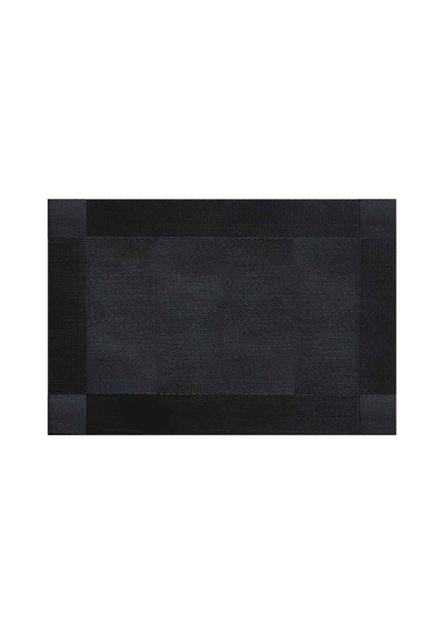 Amerikan Servis Pvc 30x45 Cm - Siyah Kalın Çerçeve Desenli Çok Renkli