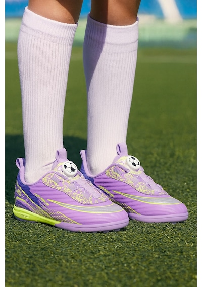 Mini Bonito Üniseks Yeni Nesil Mekanizmalı Futbol Halı Saha Ayakkabısı Lila