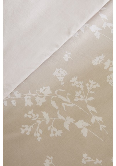 Kaşmir Home Fancy %100 Pamuk Çift Kişilik Nevresim Takımı Bej Bej
