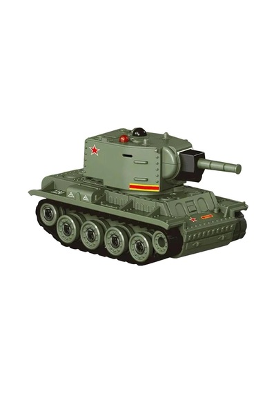 1/64 Şarjlı Mini Tank 9 Kanallı Uzaktan Kumandalı Yeşil