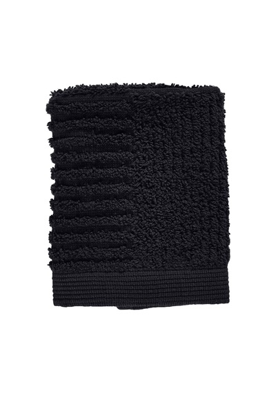 Klasik Yüz Havlusu Siyah%100 Pamuk 30x30 Cm Çok Renkli
