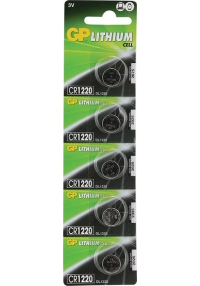 Gp Cr1220 3v Lityum Pil 5'li Blister